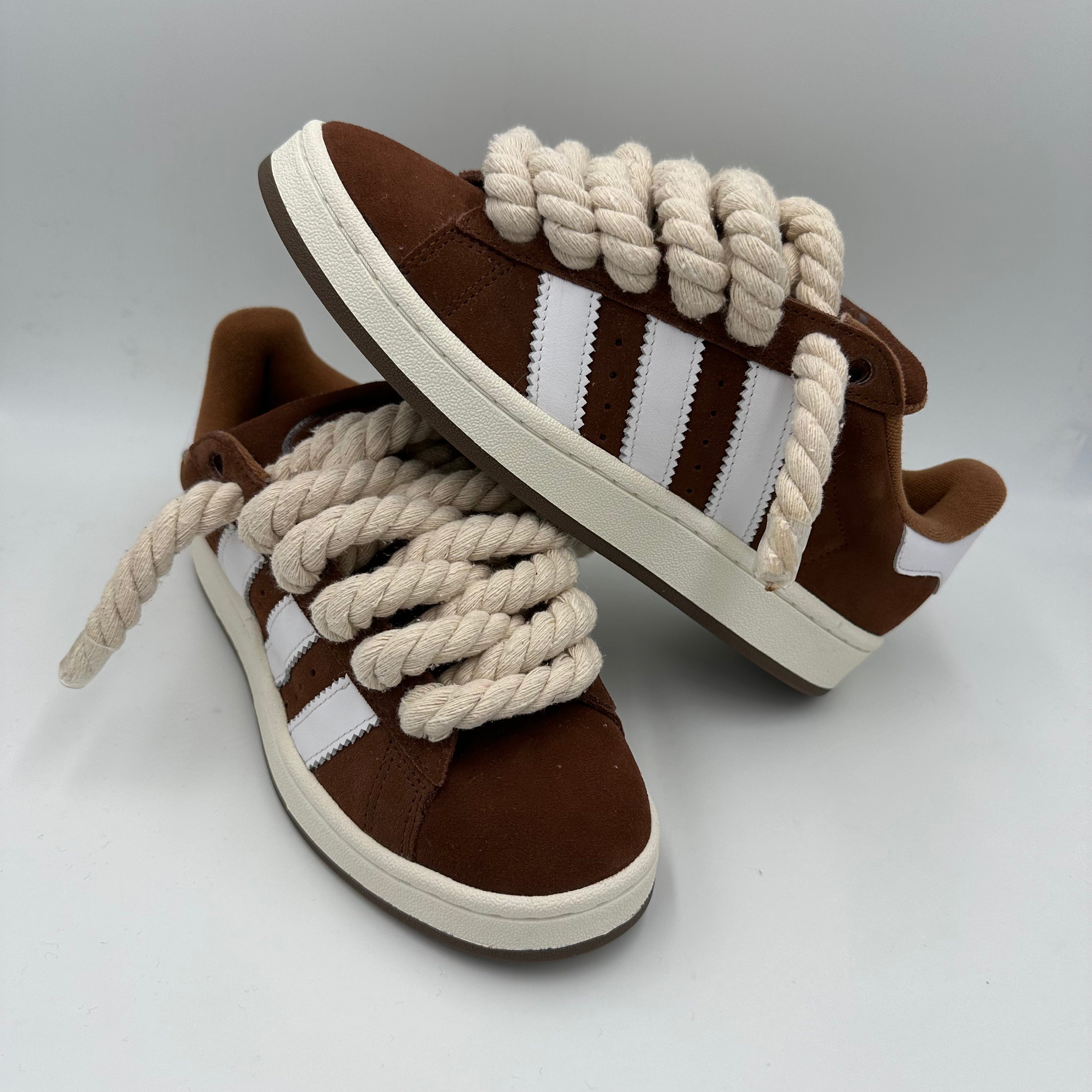 Adidas Campus 00s Brown “Rope Laces” Cream - EV8 Style