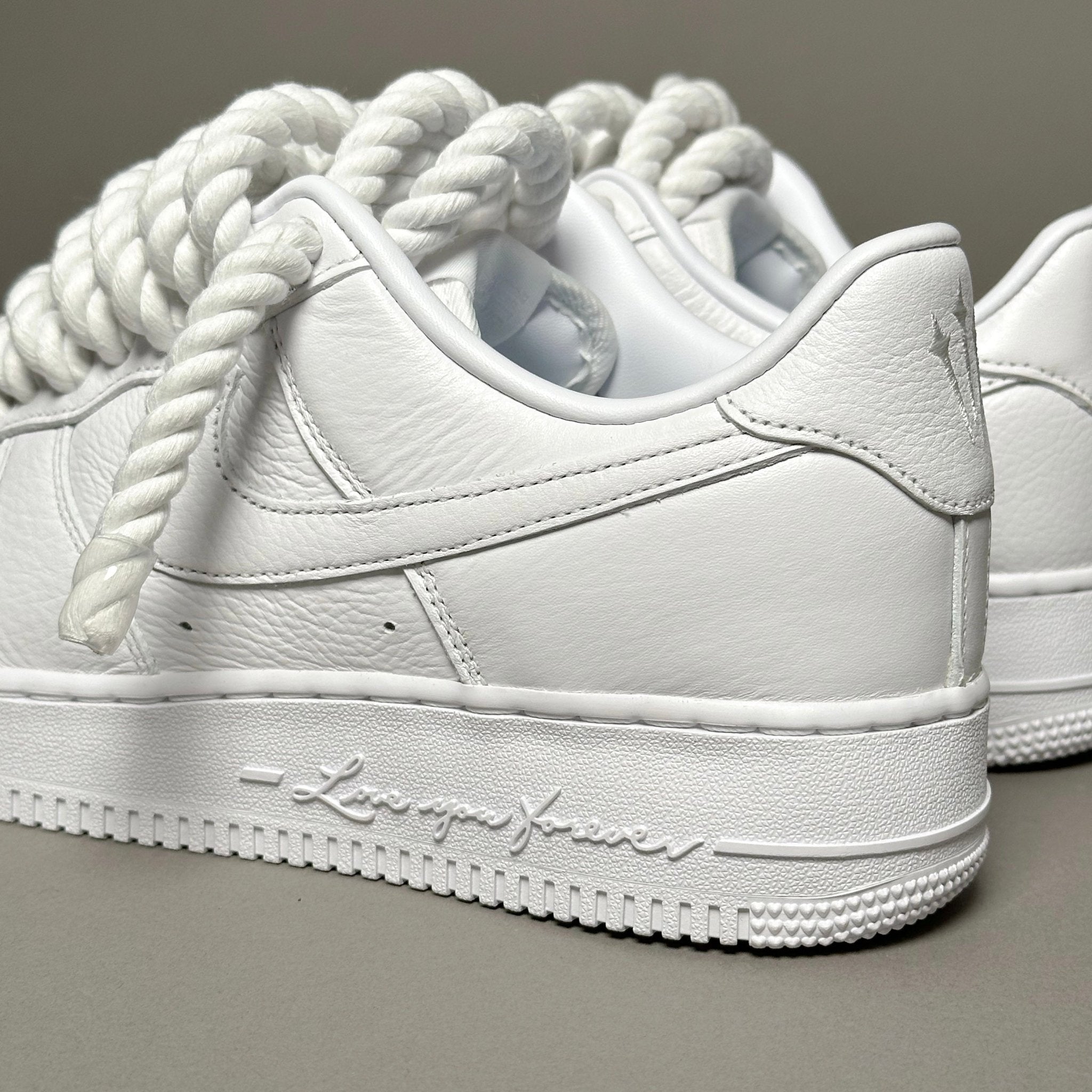 Nike Air Force 1 Nocta Love You Forever "Rope Laces White" V1 - EV8 Style