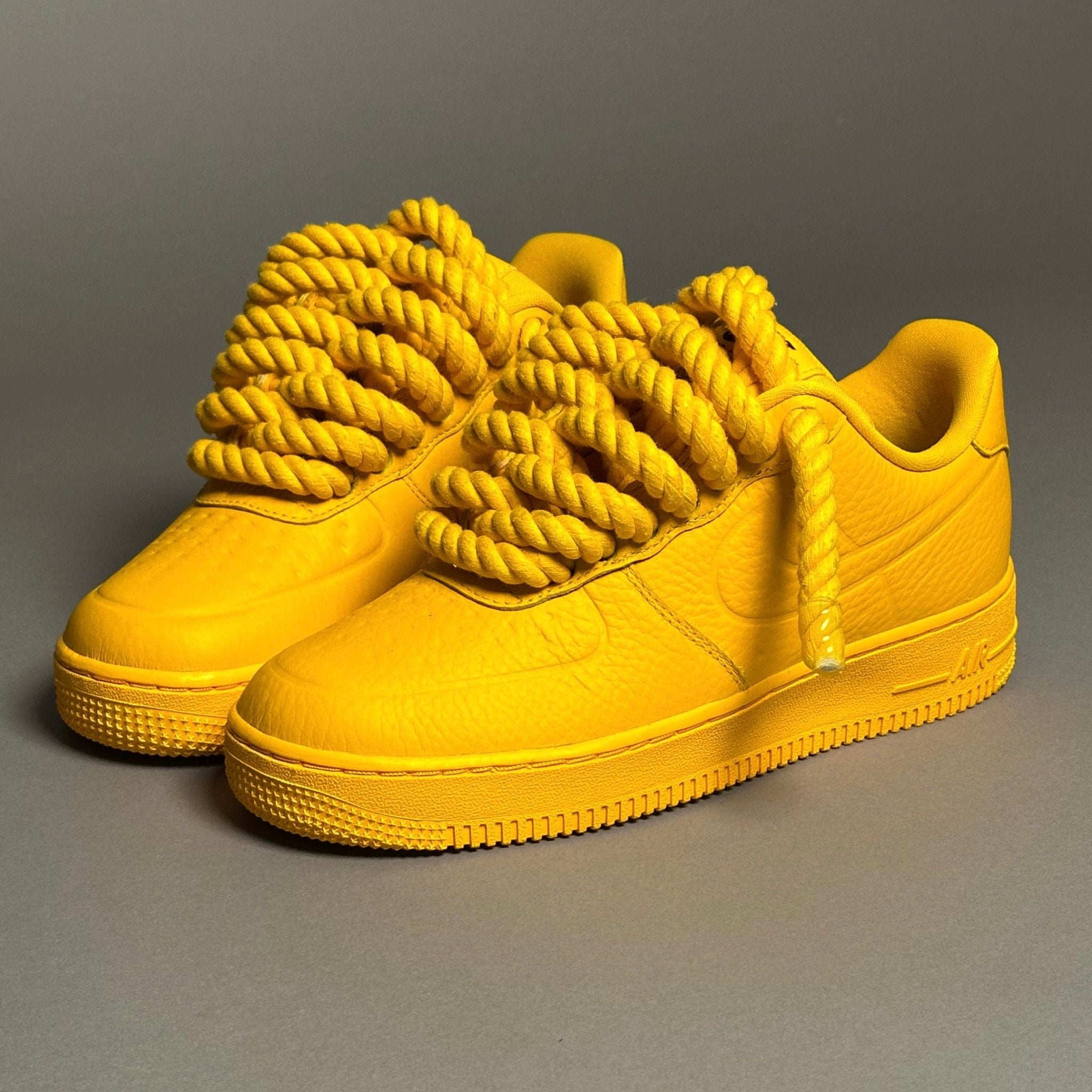 Nike Air Force 1 Unc Gold "Rope Laces Unc Gold" Waterproof V1 - EV8 Style